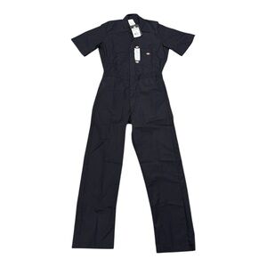 Dickies Short Sleeve Flex Coverall Jumpsuit Black Women’s Sz S